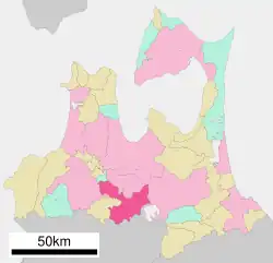 Location of Hirakawa
