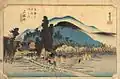 Ishiyakushi-juku in the 1830s