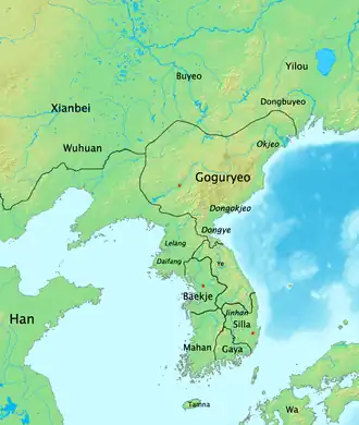 Four Commanderies of Han in 3rd century AD
