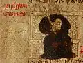 Folio 96v. Maelgwn Gwynedd.