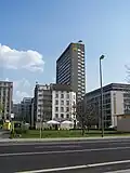 Commerzbank high-rise at Hafenstrasse 51, Frankfurt, in 2007