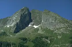 Höfats (2,257 metres or 7,405 feet)