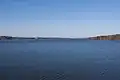 A view of the reservoir from on top of the dam