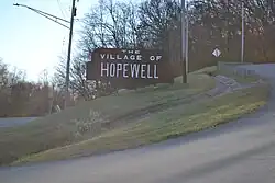Village sign
