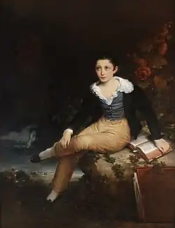 Portrait of Leon Haudebourt by Hortense Haudebourt-Lescot