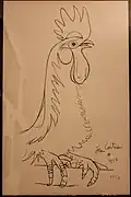 Painting of Jean Cocteau