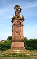 Memorial for the fallen soldiers of Baden at the "memorial settlement" near Hundheim