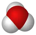3D model of the hydronium cation