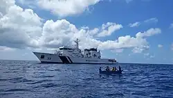 Vikram during a rescue mission.
