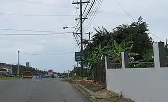 PR-487 north approaching PR-130 and PR-488 intersection