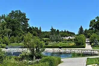 Sunken garden.