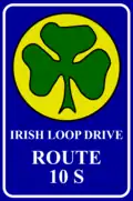 Route 10 marker