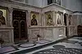 Iconostasis in Veternik, Serbia. Church of St. Simeon the Myrrh-flowing. Icons are painted by Dragana Đorđević
