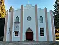 Iglesia de los Pioneros, church and oldest building in town