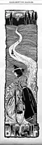Illustration by Frank C. Papé in Radlerin und Radler magazine. (1901)
