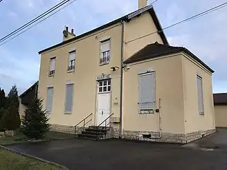 The town hall in La Bretenière
