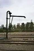 Inlandsbanan Water crane - similar cranes were found at engine sheds as well as stations.