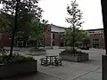 RHS central student courtyard