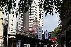Same alley in 2020