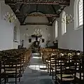 Interior looking east