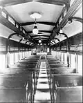 Interior of the St Paul chapel car.