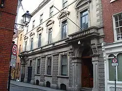 Stock exchange building in Dublin