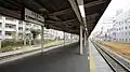 View of the platforms looking north, March 2013