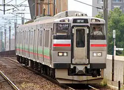 A 731 series EMU on the Chitose Line, July 2006