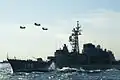 JS Haruyuki underway on 8 October 2012.