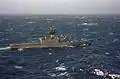 Hiei underway on 3 February 1985