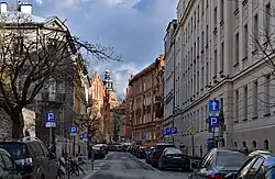 View to the east