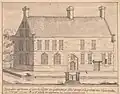 Drawing of monastery Jeruzalem (1722)