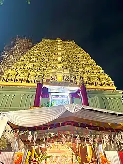 Shri Sanathana Dharma Aalayam, the largest Dravidian Hindu temple in Indonesia located in West Jakarta