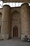 A brick iwan
