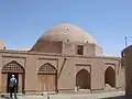 The dome over the main prayer hall of the mosque