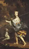 Posthumous Portrait of James Stuart, Duke of Cambridge, 1676-87 (Royal Collection)
