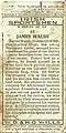 Verso of cigarette card.