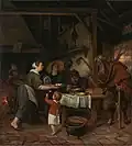 Jan Steen, The Satyr and the Peasant, J. Paul Getty Museum, 1660/2