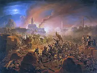Battle of Akhaltsikhe (1828), by January Suchodolski. Oil on canvas, 1839.