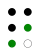 ⠟ (braille pattern dots-12345)