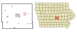 Location of Kellogg, Iowa