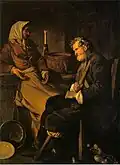 Old man in a kitchen (c. 1745) Winter Palace, Saint Petersburg.