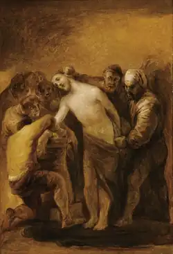 Jesus é despojado das Suas vestes, S.D.