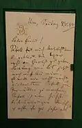 Letter from Johann Strauss II