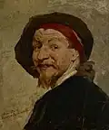 Self-portrait by John Burr – National Galleries of Scotland