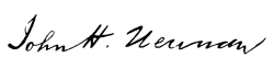 John Henry Newman's signature