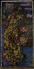 John La Farge, Peacock Window, 1892–1908