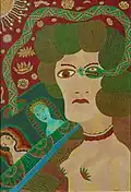 Pain, 2001 oil on cardboard, 51x35cm MNMA[permanent dead link], Jagodina