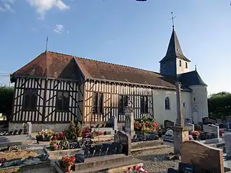 The church in Juzanvigny