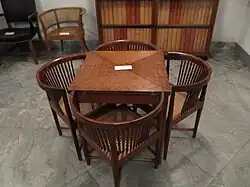 Table and chairs, Danish Design Museum